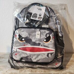 New Extreme Nation 3 Piece Set Kids Backpack- Headphones-Lunch bag‎